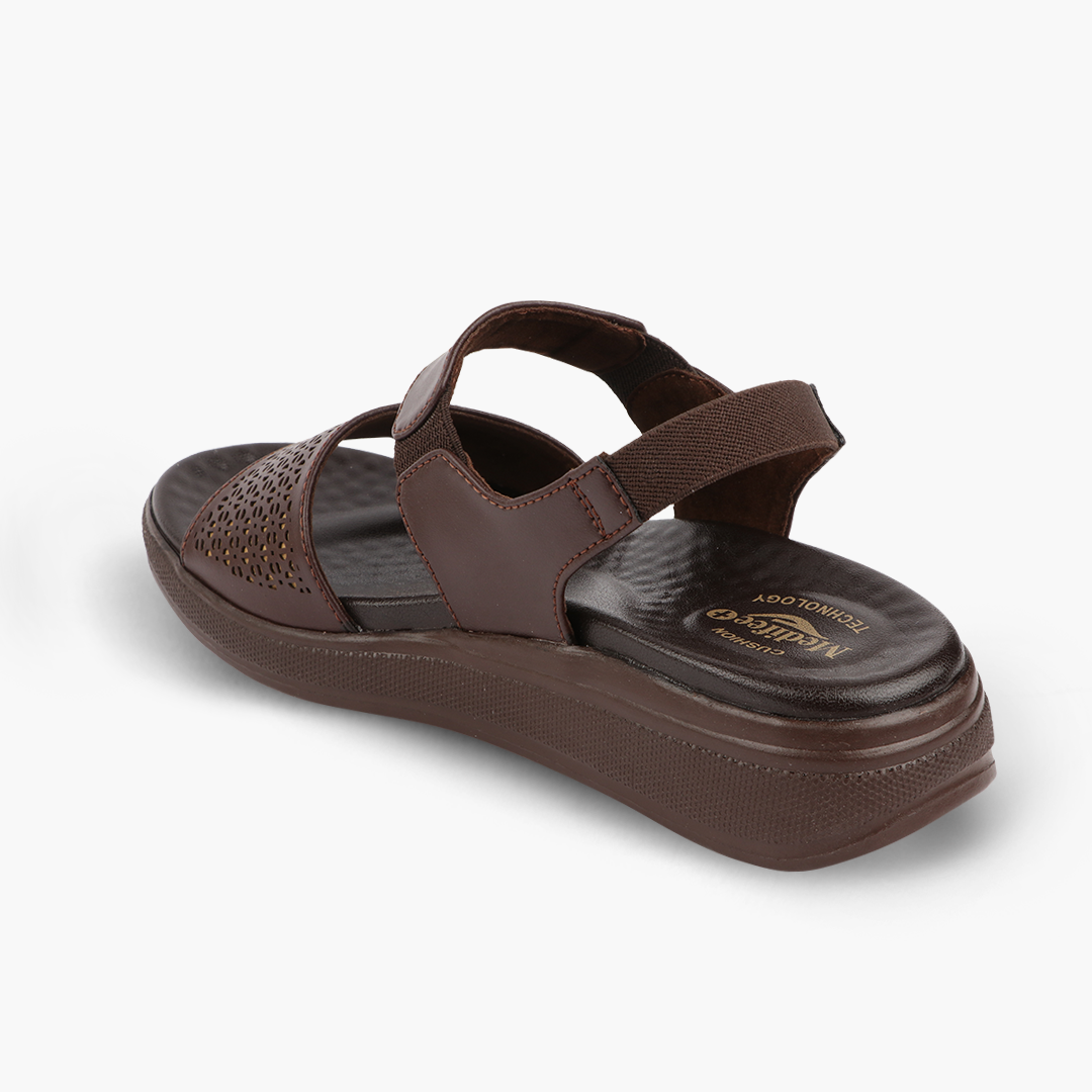 Medifeet Women’s Two Strap Sandals (with Stretchable Back Strap and Arch Support)